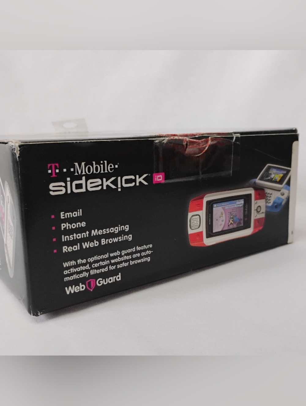 (NO PHONE) T-Mobile Sidekick iD PV150 Box Headphones Sim Card & Protective Case - Picture 3 of 16
